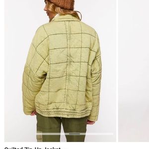 Green Quilted Jacket